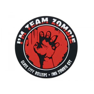 Team Zombie PVC Patch - Red [EM]